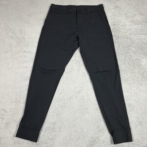 Loogaroo LiteStride Joggers Pants Mens Medium Black Golf Performance Stretch